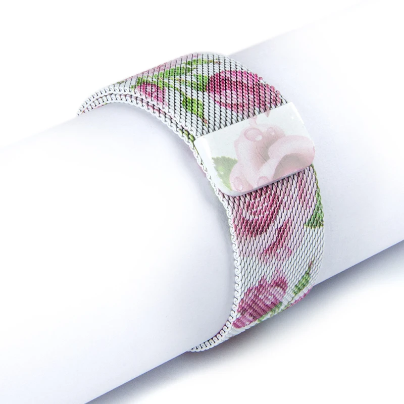 Миланский ремешок для Apple Watch Band Series 4 3 2 1 44 мм 40 мм Iwatch 42 мм 38 мм браслет из нержавеющей стали