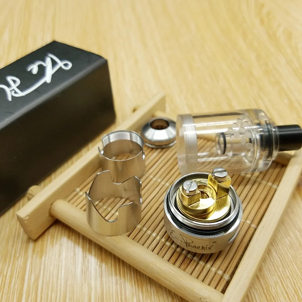SXK Hurricane Mini RTA атомайзер 22 мм Диаметр 316 нержавеющая сталь Регулируемый воздушный