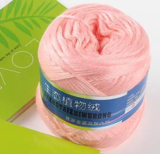 TPRPYN 400 г = 2 шт. мерсеризованная хлопчатобумажная пряжа из ледяного шелка тонкая