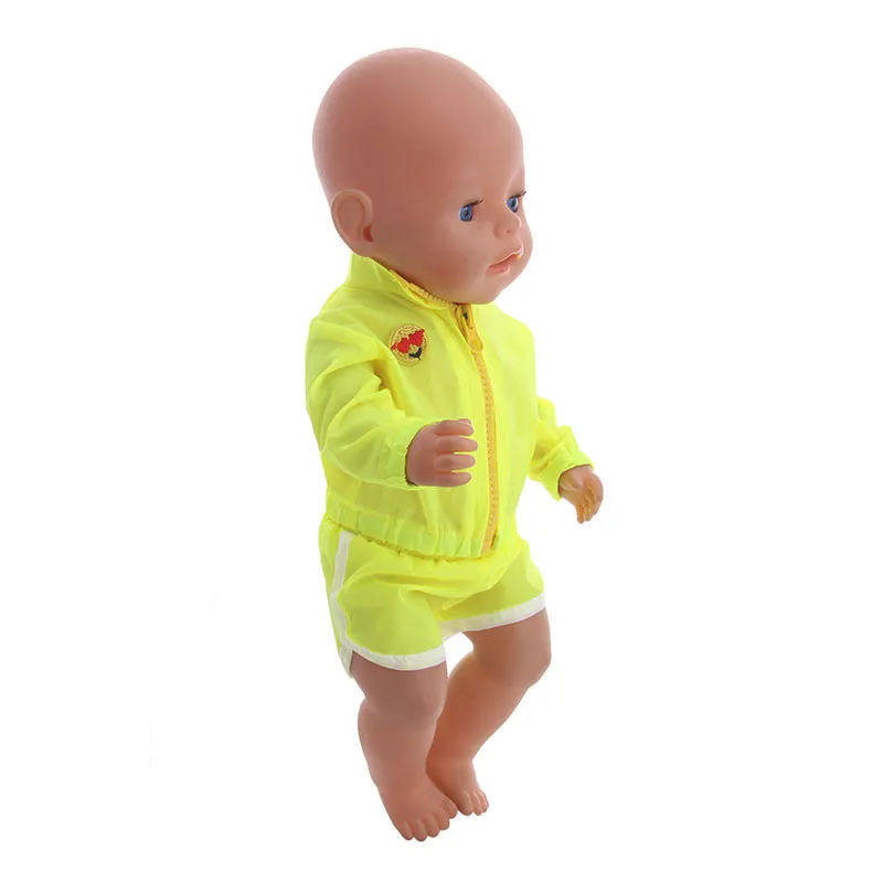 LUCKDOLL 6 Красивая повседневная спортивная одежда размер 18 дюймов американский 43 см