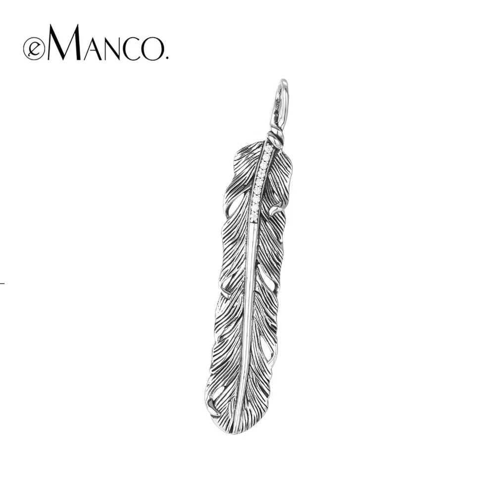 e-Manco 925 Sterling Silver Leaf Pendant Necklaces Classical Pendants Wholesale New Arrival Best Gifts | Украшения и аксессуары