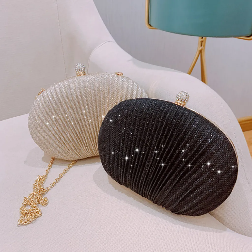 Модные женские сумки с рюшами, клатч, вечерняя сумочка, женские вечерние, свадебные, невесты, кошелек дневного сцепления, сумки для макияжа, сумка через плечо, June19