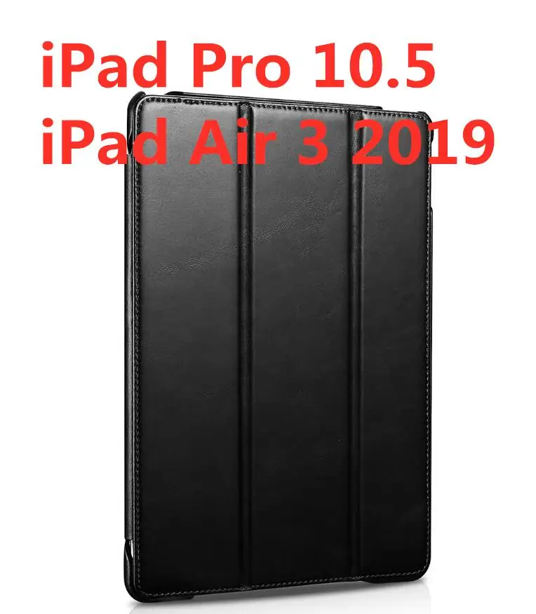 iPad pro 10.5 Air 3 ICarer для iPad Pro 11 дюймов Винтаж серия натуральная кожа чехол для iPad Pro 12,9 дюйма Смарт Настоящее кожаный чехол - Цвет: iPad pro 10.5 Air 3