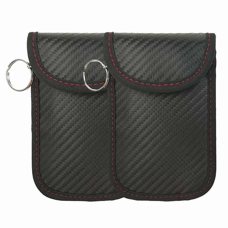 Чехол с блокировкой сигнала без ключа экранирование RFID 2 шт. блокировка пара