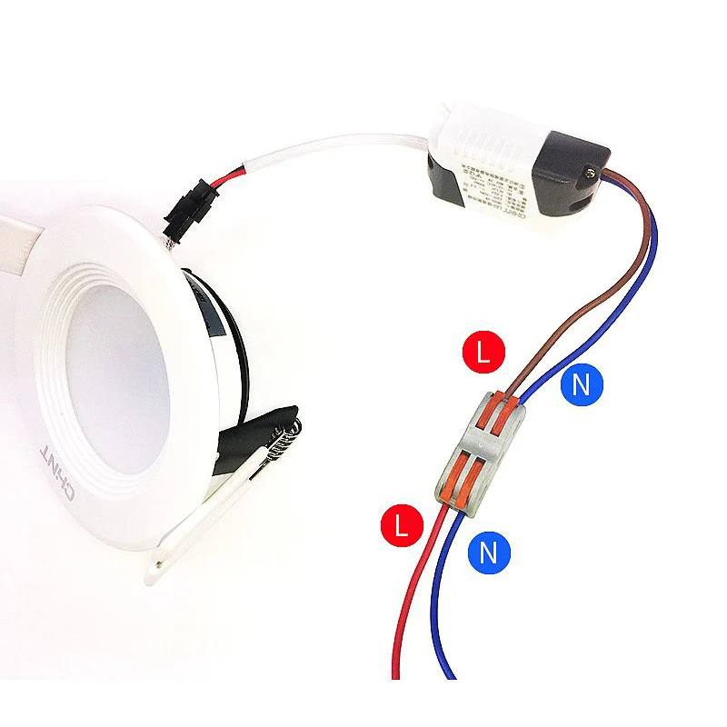 Тип 10 шт. электрические Проводные клеммы бытовые разъемы PCT212 для соединительных