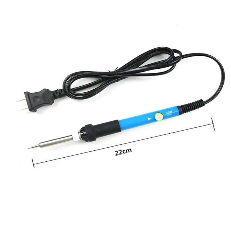 

60W EU/US Multifunctional Electric Soldering Iron Kit Screwdriver Desoldering Pump Tip Wire Pliers+Tool Bag 19PCS/Set