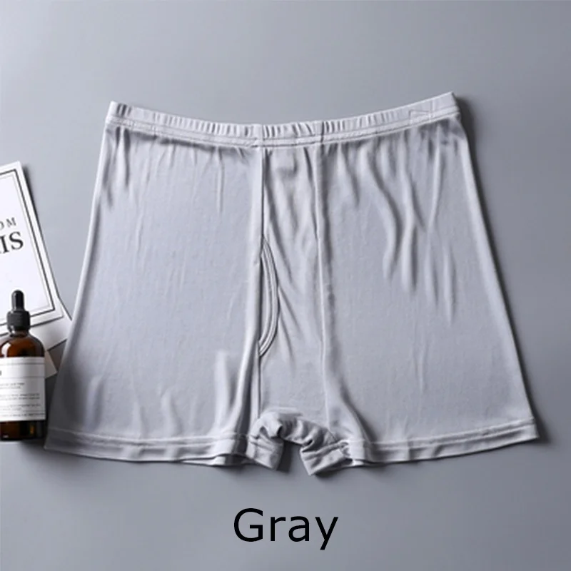 Шелковые трусы мужское нижнее белье шорты мужские Бесшовные хлопковые боксеры
