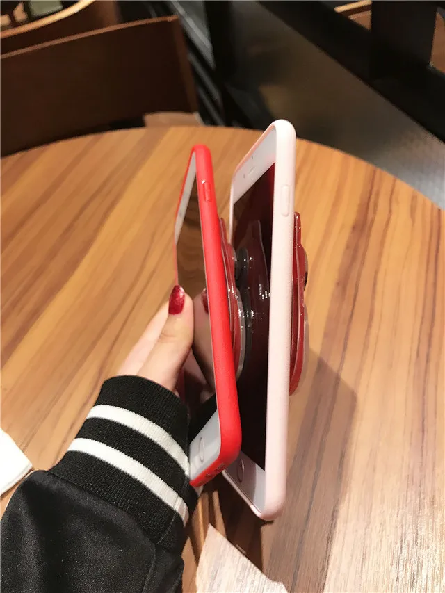 3D коробки зеркало в форме Совы из искусственной кожи чехол для iPhone 8 7 6 6s плюс plus