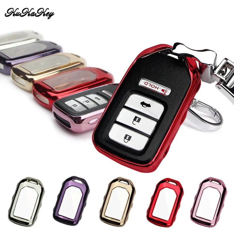 Kukakey ТПУ для Honda avancier CRV VEZEL коврик автомобиля XRV Fit Civic Jazz автомобильный ключница