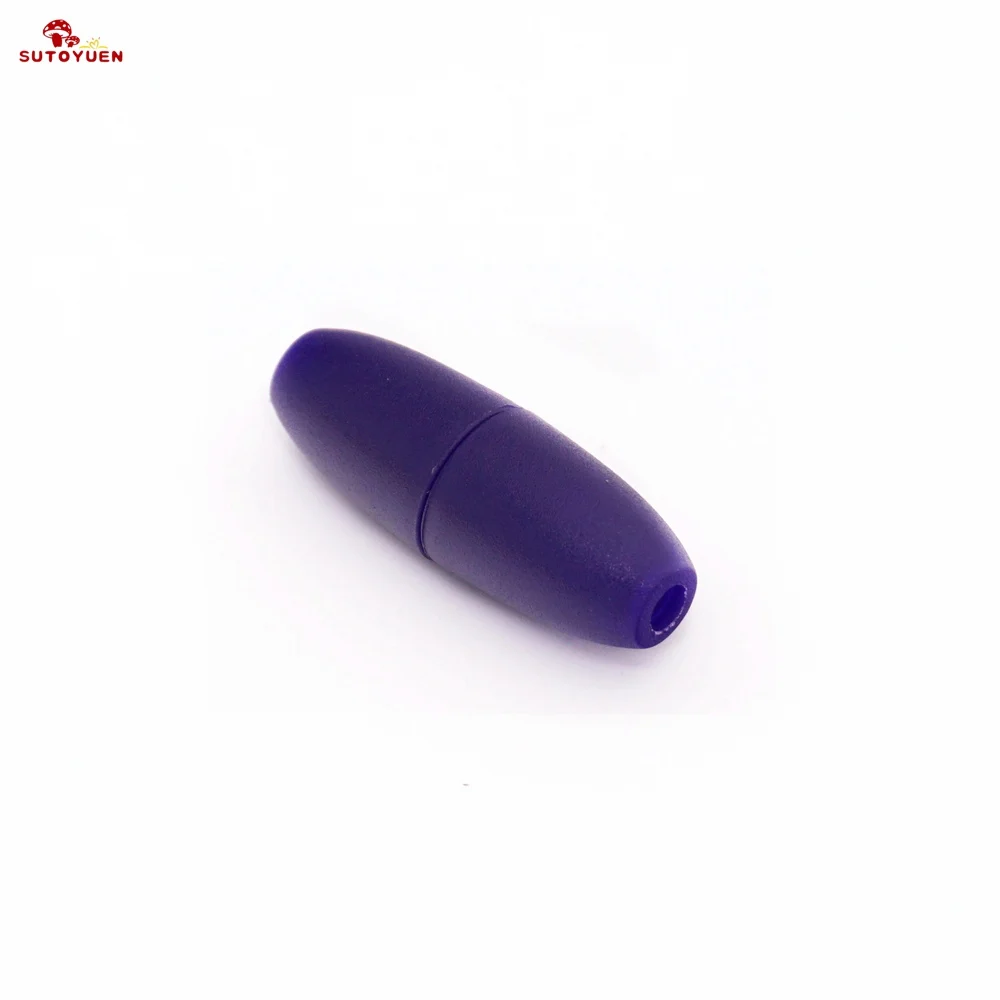 dark purple Sutoyuen 10 шт. безопасные пластиковые Отрывные застежки для DIY силиконовый для детей для прорезывания зубов ожерелье ювелирные изделия оторвать закрытие 2,5 мм отверстие - Цвет: dark purple