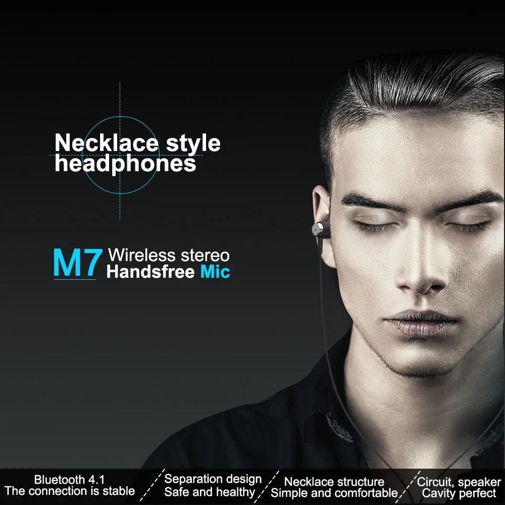 NiUB5 M70 Металлические Магнитные беспроводные Bluetooth наушники спортивные стерео