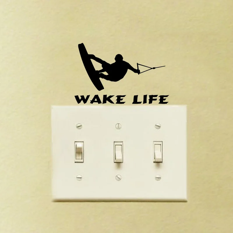 Индивидуальная наклейка на лодку переключатель забавная Наклейка стену для