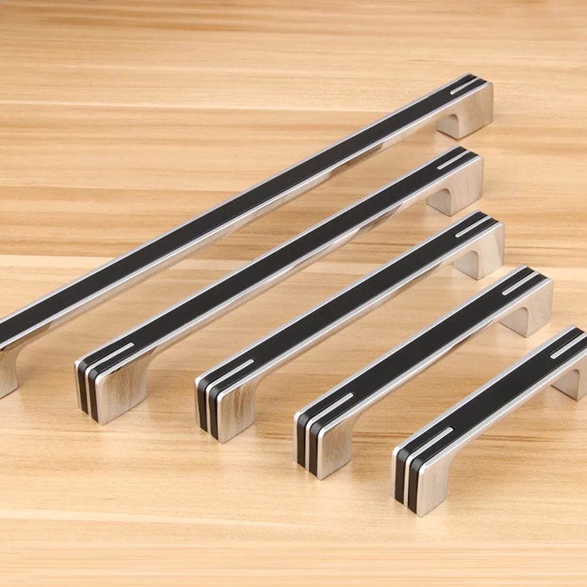 224 320 мм Современный модный серебристо белый шкаф кухонный дверная ручка 32 96 128