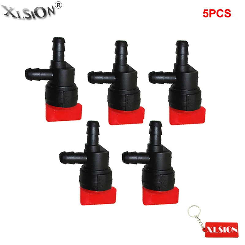 XLSION 5 шт./упак. пластиковый топливный газовый запорный выключатель резьбовой