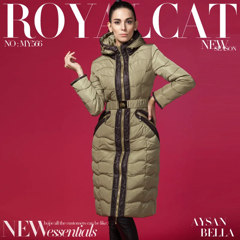 2017 новая мода высокое качество женские зимние длинные пуховики с капюшоном