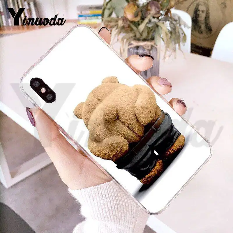 Чехол Yinuoda для iPhone 7 6 X чехол с изображением медведя из фильма Ted Kiss MY прикладом