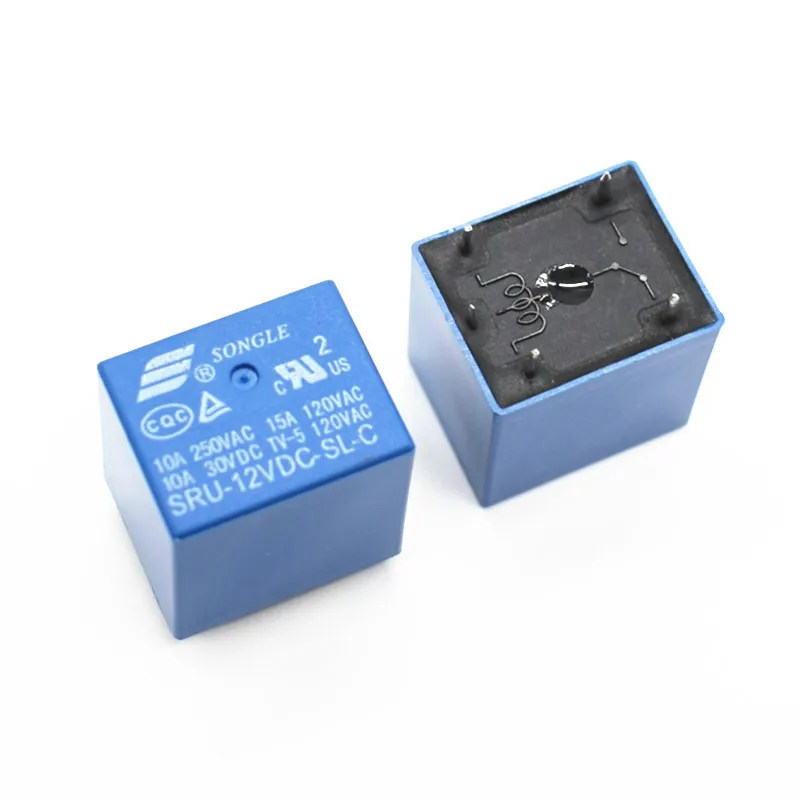 Реле мощности SRU 12VDC SL C 10A 250VAC 30VDC 5PIN|power relay|10a 250vac relay10a relay |