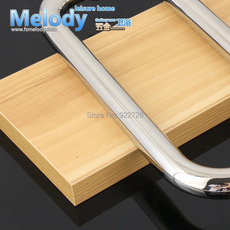 Безрамные душевые стеклянные дверные петли и ручки Me 011 полированная отделка 10