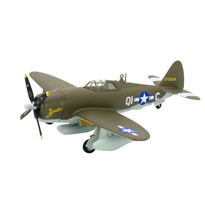 Предварительно построенный 1: 72 Республика P-47 Thunderbolt истребитель P-47D Второй мировой войны самолет хобби Коллекционная готовая пластиковая модель самолета