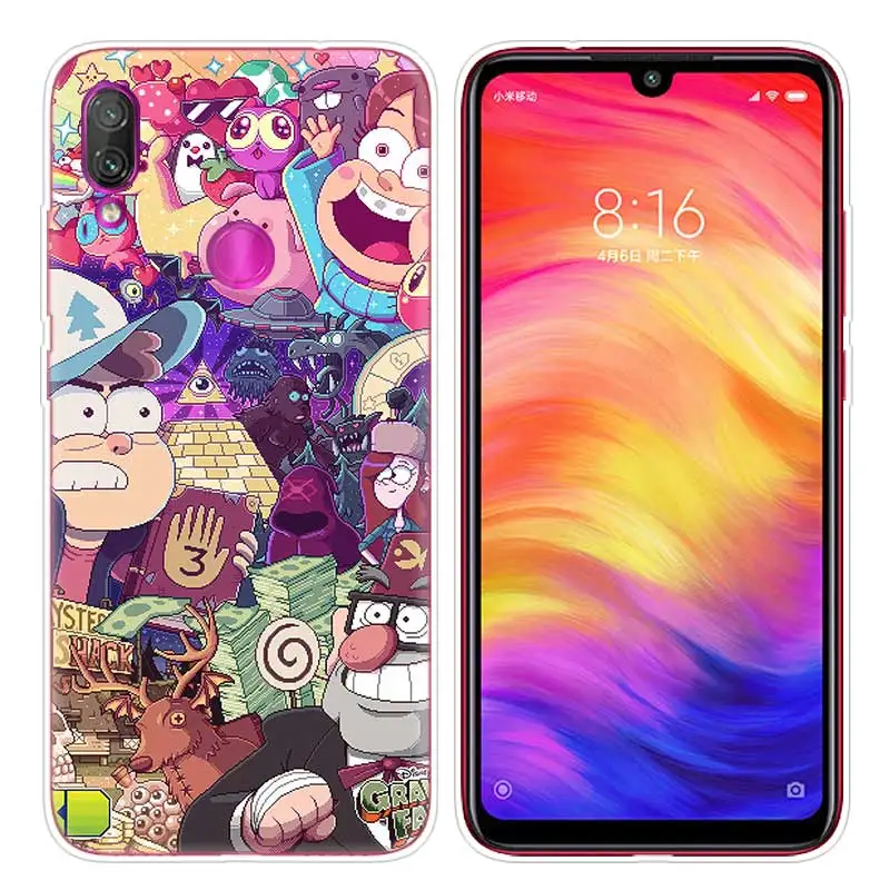 003 Силиконовый чехол для Xiao mi Red mi Note 7, 6, 5 Plus, mi A2, 8 Lite, Pro Prime Play, чехол для телефона, чехол s, Гравити Фолз - Цвет: 003