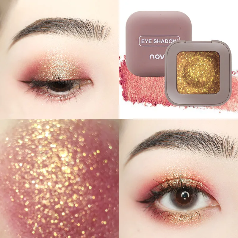 Glitter Eyeshadow Makeup Palette Shimmer Matte Eye shadow Shine Diamond Powder Pigment Cosmetics TSLM2 |
