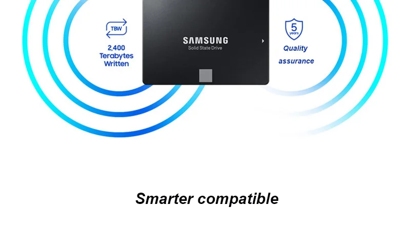 Samsung 850EVO MZ-7LN120BW 120 ГБ Внутренний твердотельный Накопитель SSD 2,5 дюймов скорость чтения 540 МБ/с. SATA твердотельный накопитель для ноутбука/настольного ПК