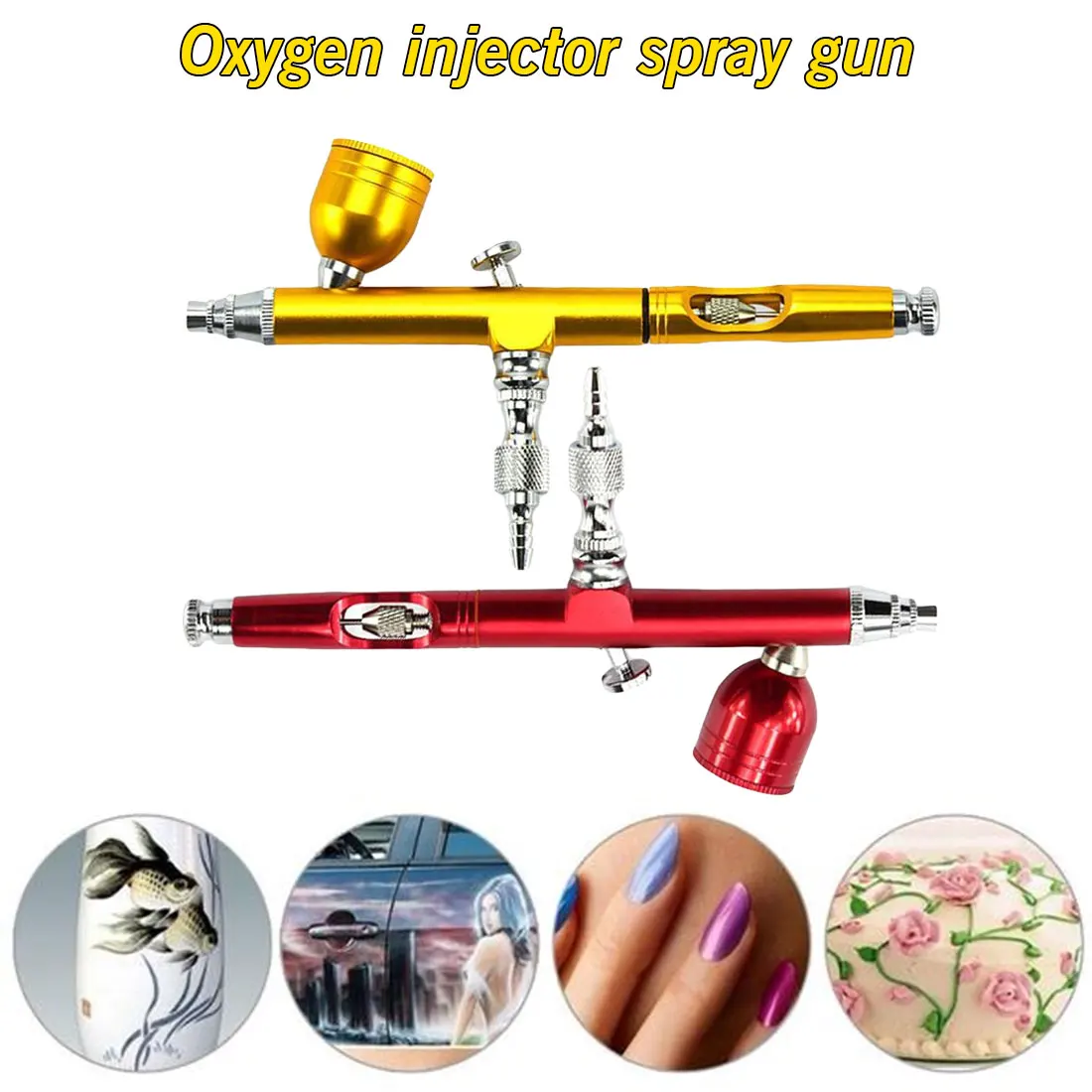 

Airbrush Air Compressor Set Spray Guns Pump Pen for Art Painting Tattoo Craft Cake Nail Model Makeup Art Painting