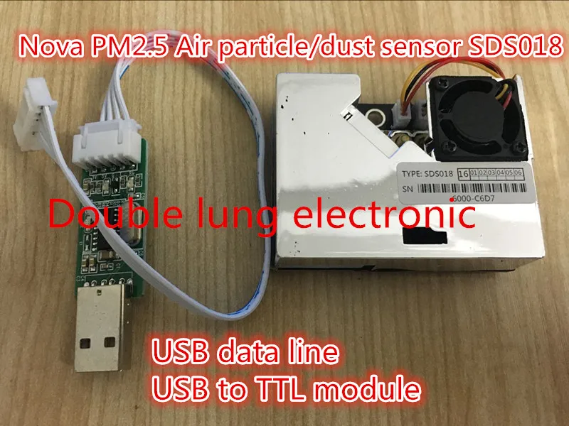 Nova PM2.5 датчик частиц воздуха/пыли SDS018 лазер внутри цифровой выходной модуль