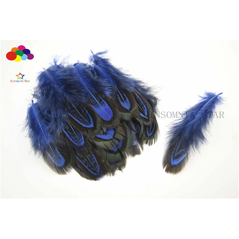 Перо фазана 100% натуральное 4-8 см/2-3 дюйма 10 шт.