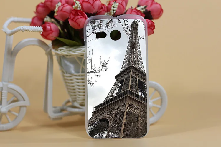 Крышка-чехол высокого качества с принтом Эйфелевой башни ДЛЯ MOTO G XT1031 XT1032 / чехол с рисунком для на