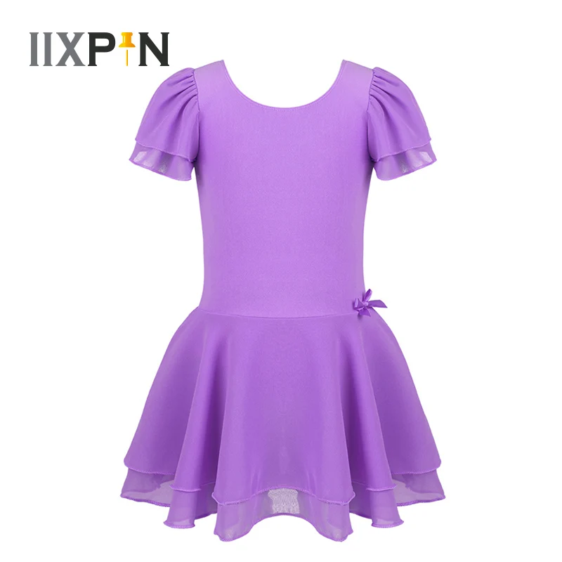

IIXPIN Kid Girls ballet top leotard girls gymnastic dress ballerina Tutu Ballet Dance Dress Leotard Costume girls bodysuit dance