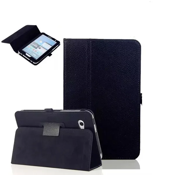 Флип-чехол для планшета samsung Galaxy Tab 2 " GT-P3100 P3110 P3113 чехол-подставка для samsung Tab 2 P3100 чехол-подставка - Цвет: Black