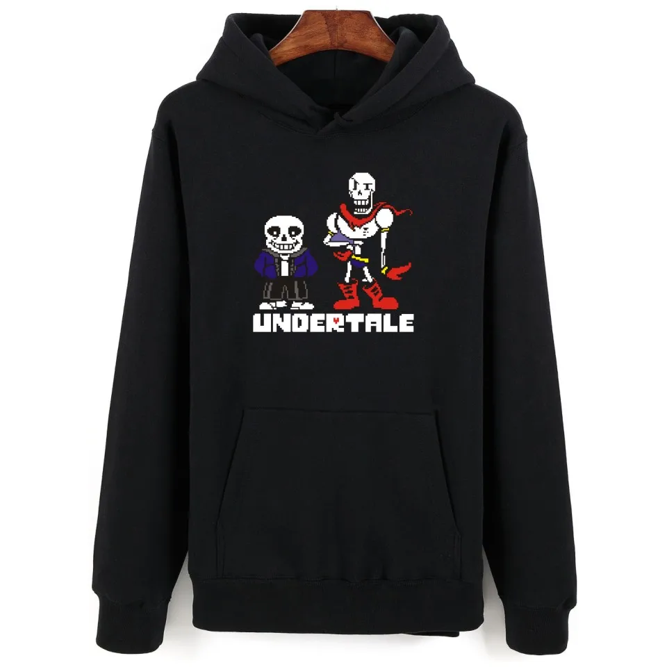 Модная толстовка с капюшоном Game Undertale Sans пуловер для мальчиков и девочек одежда