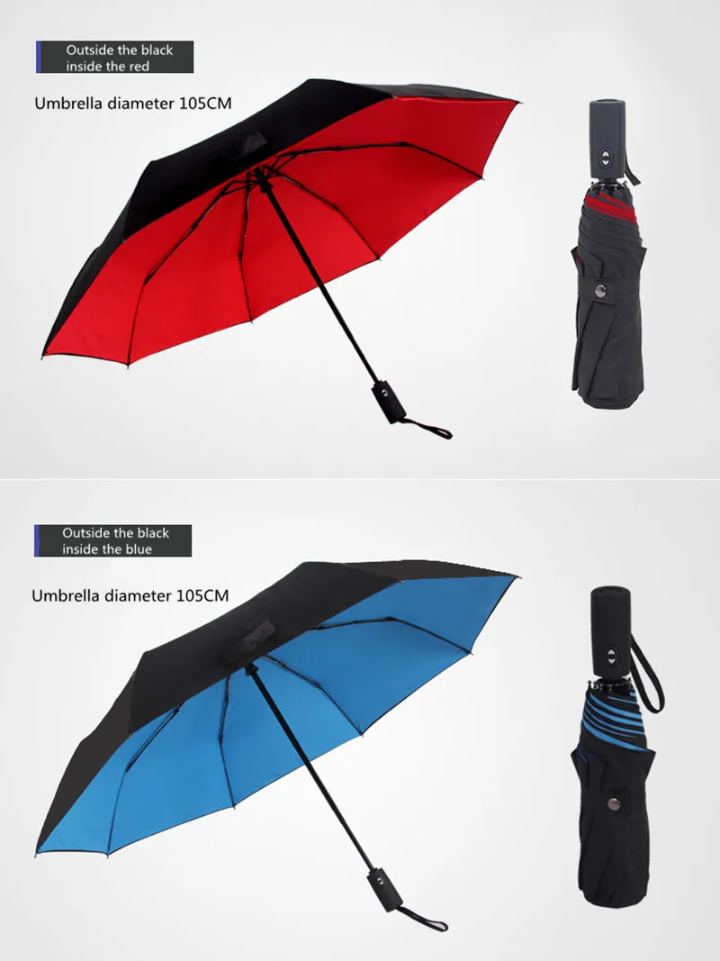 Kvaliteetsed kahevärvilised vihmavarjud
