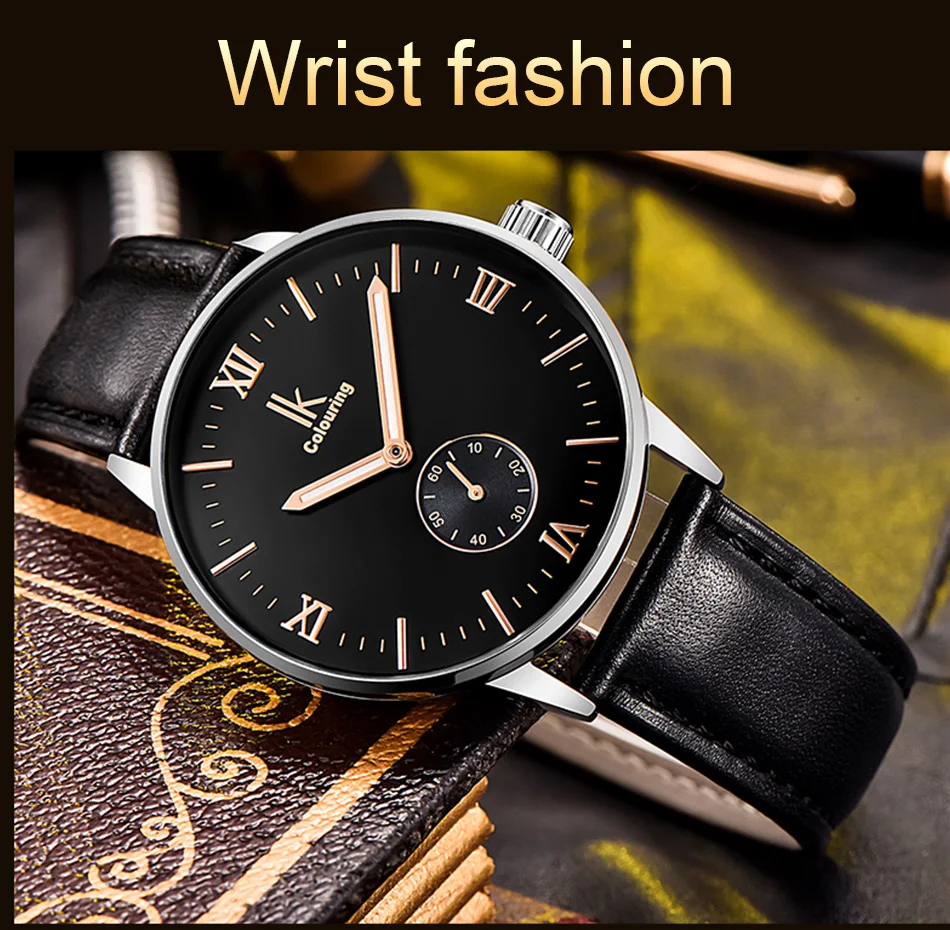 Мужские часы IK роскошные ведущей марки класса &quotлюкс&quot из нержавеющей стали 316L