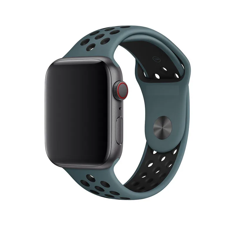 Ремешок для apple watch band sport silicone 38 мм 42 мм 40 мм 44 мм браслет для iWatch band series 5 4/3/2/1