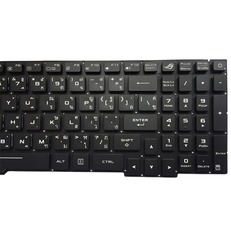 Тайская Клавиатура для ноутбука ASUS GL553 GL553V GL553VW ZX553VD ZX53V ZX73 FX553VD FX53VD FX753VD FZ53V TH