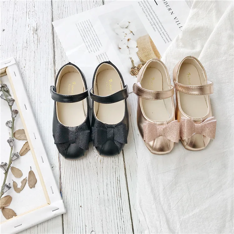 cute baby Girl Leather Shoes New Summer autumn Children Soft sole Fashion Single Shoes Little toddler Girl Princess Shoes