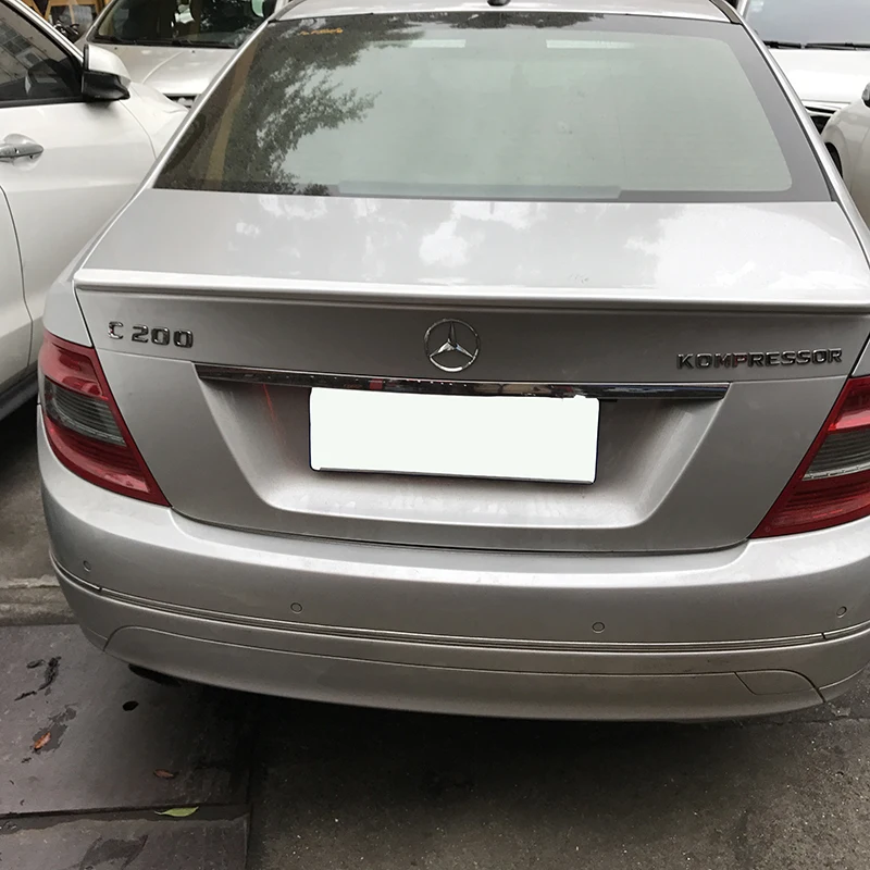 Спойлер из АБС пластика для Mercedes Benz W204 C200 C230 C260 c180l заднее крыло автомобиля