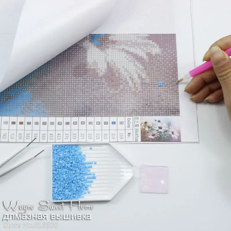 Needlework Full Embroidery Cross Stitch Cartoon 12 Zodiac Signs Diy Diamond Painting Kits Crystal Square Mosaic Animal | Дом и сад