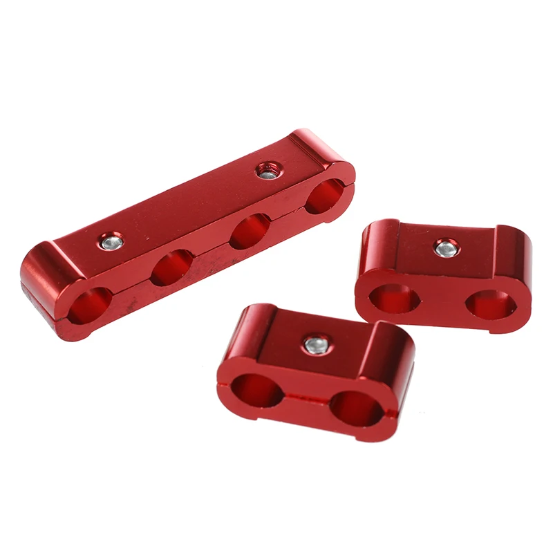 3pcs Engine Spark Plug Wires Separator Divider Clamp Kit for 8mm 9mm 10mm Red |
