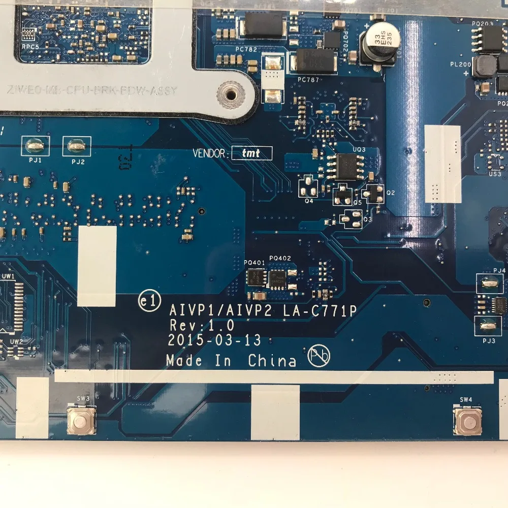 KEFU 100-14IBY материнская плата для lenovo ноутбука AIVP1/AIVP2 LA-C771P SR1YJ N2840 CPU DDR3L тест работа 100%