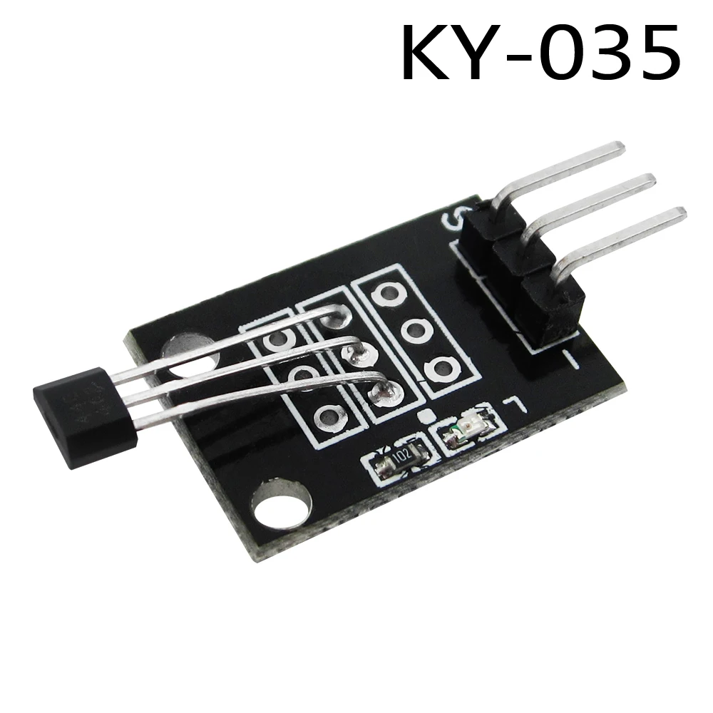 

10PCS 3pin . KY-035 Class Bihor Analog Hall Magnetic Sensor Module Diy Starter Kit KY035