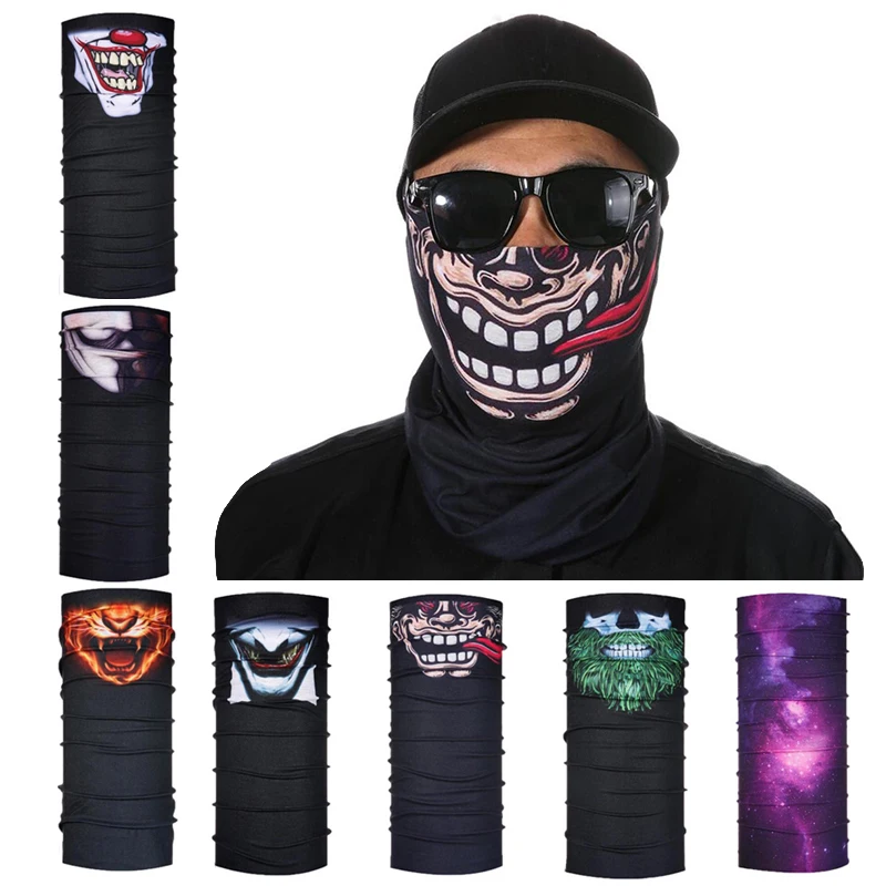 

Mask Magic Scarf Riding Mask Outdoor Scarf Magic Neck Headband Printed Magic Turban