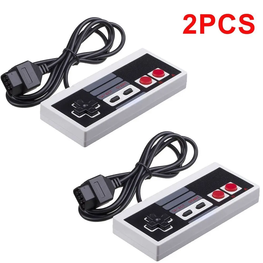 2PCS 2button 4red кнопочный контроллер для coolbaby Mini tv портативная игровая консоль видео игровая консоль для джойстика для 9 pin 8bit игровая консоль - Цвет: 2PCS 2button