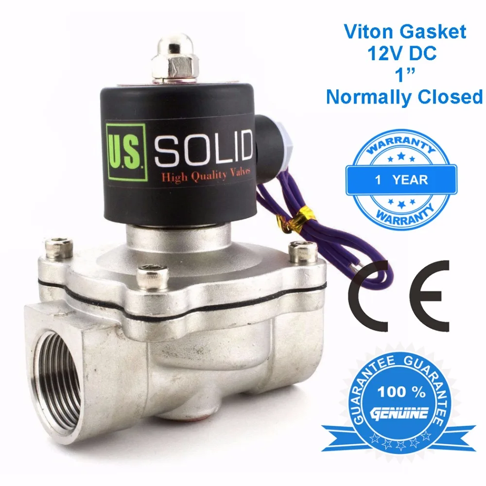 Электромагнитный клапан из нержавеющей стали 1 &quotЭлектрический Соленоидный 1&quot