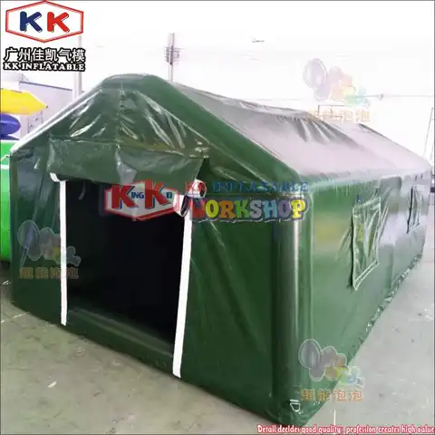 Надувная герметичная палатка для кемпинга, из водонепроницаемого ПВХ материала, 4*3*2,5 м