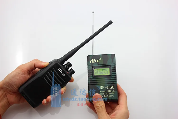 Мини счетчик частоты CTCSS/DCS декодер ручной Портативный RK560 диапазон: 50 МГц ~ 2 4