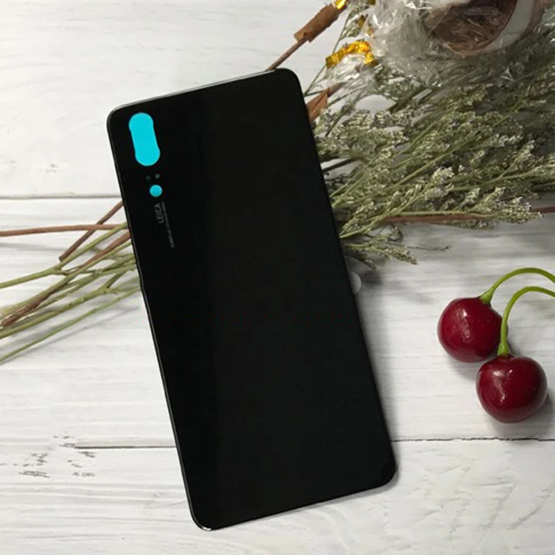 Оригинальный чехол для задней панели HUAWEI P20 с 3D стеклом запасной корпус двери +