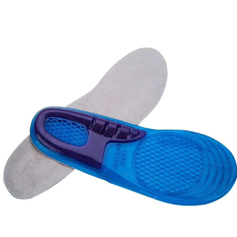 Силиконовые массажные стельки спортивные подкладки амортизация Нескользящие